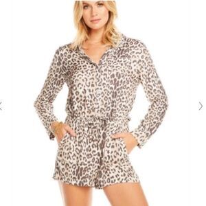 Chaser Leopard Print Romper